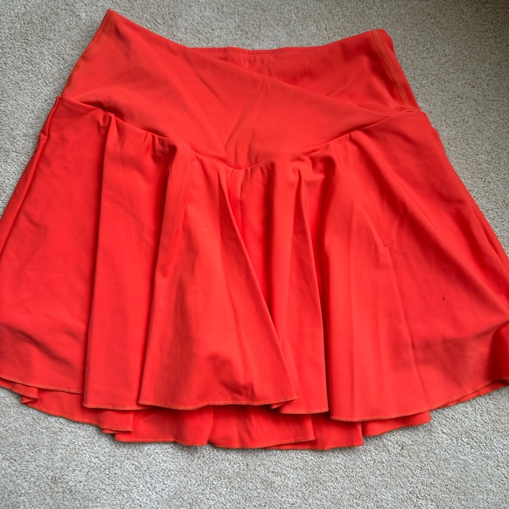 Chic Orange Women's Golf Skirt